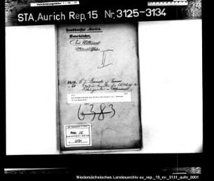 Die Niederlassung des Malers und Glasers B.J. Berends in Altfunnixsiel