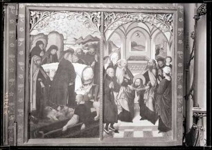 Klosterkirche; Linker und rechter Aussen- und Innenflügel
