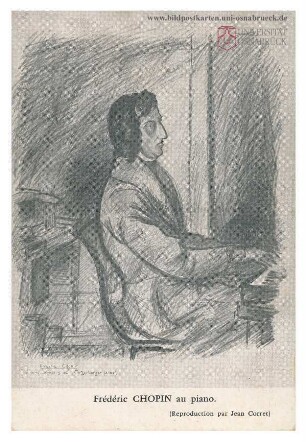 Frédéric Chopin au piano.
