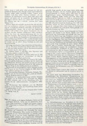 521-523 [Rezension] Balke, Willem, Calvijn en de Doperse radikalen