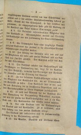 Statuten des Konstitutionell-Monarchischen Vereins für Freiheit und Gesetzmäßigkeit