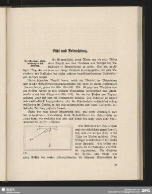 Licht und Beleuchtung