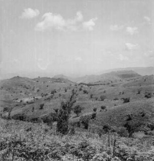Landschaft : Blick über die Landschaft der Zentralafrikanischen Schwelle
