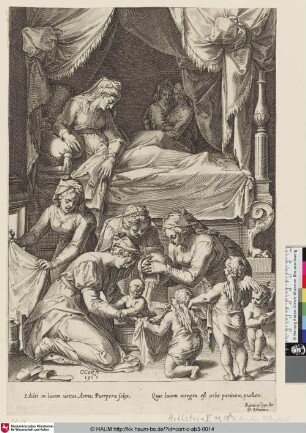 [Die Geburt der Maria; The Birth of Mary; La Naissance de la Sainte Vierge]