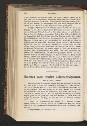 Bedenken gegen typische Missionserzählungen