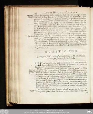 Quaestio XXIII. Quotuplex sit Vocatio ad Ministerium. Et An ordinaria semper sit necessaria? Dist.