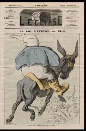 Le roi d'Yvetot, par Gill