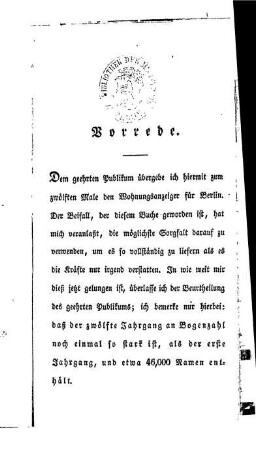 Vorrede ( Einleitung)