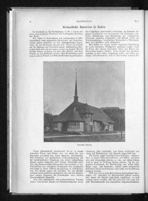 Heimatliche Bauweise in Baden