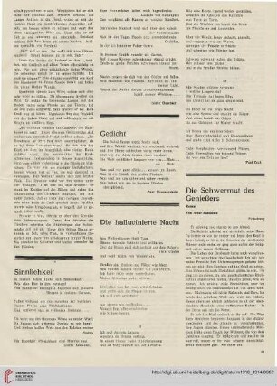 Sinnlichkeit