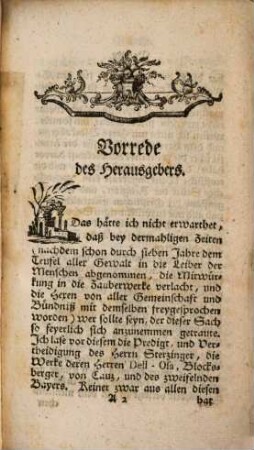 Des Wohlerwürdigen Herrn Johann Joseph Gaßners ... Nutzlicher Unterricht wieder den Teufel zu streitten : oder Beantwortung der Fragen: I. Kan der Teufel den Leib der Menschen schaden? ...