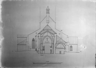 Querschnitt durch den Chor der Tallinner Domkirche