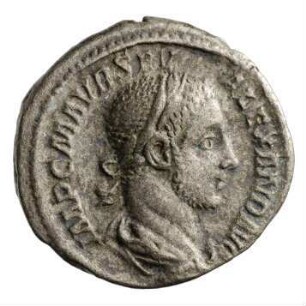 Münze, Denar, 227 n. Chr.