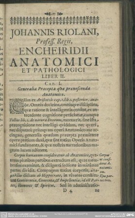 Liber II: de Infino Ventre