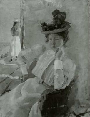 Dame mit Hut