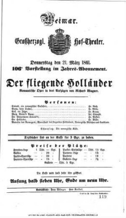 Der fliegende Holländer