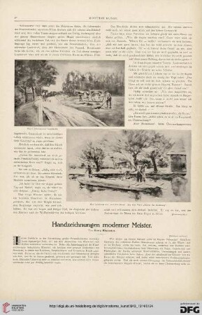 28: Handzeichnungen moderner Meister