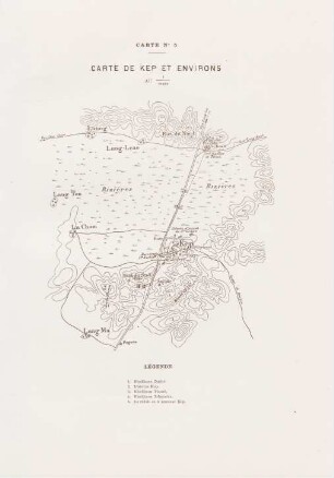 Carte No. 5. Carte de Kep et environs