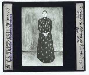 Munch, Inger in Schwarz und Violett, 1892 (Oslo NG.M.00499)