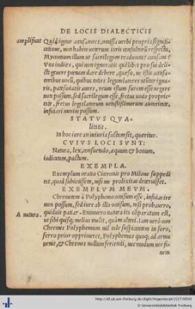 Status Qualitatis.