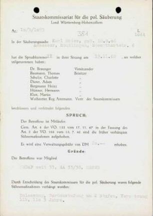 Maiss, Karl