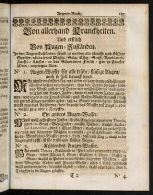 147-167, Von Augen-Zuständen. - Vor das Brechen.