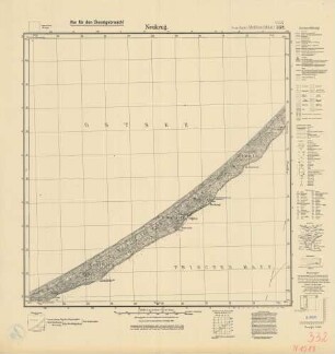 1583 (alte Nr.: 332) Neukrug, Meßtischblatt (4cm - Karte)
