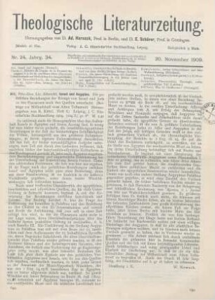 649-650 [Rezension] Alt, Albrecht, Israel und Aegypten