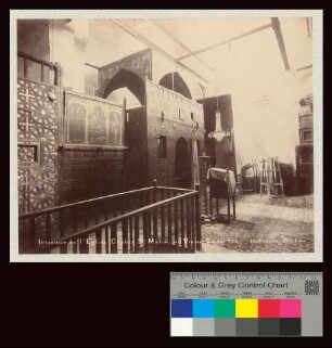 Interieur de l'Eglise Cophte Ste. Marie, au Vieux Caire.