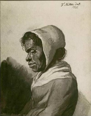 Pfälzer Bäuerin. Gemälde von F. Müller