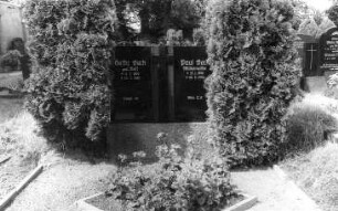 Kodersdorf-Niederrengersdorf. Grabstätte des Müllermeisters Berk von der Wassermühle