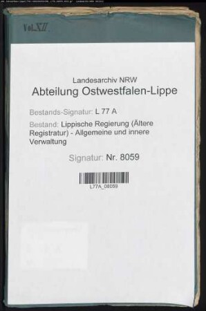 Wegeaufseher, Bd. 12