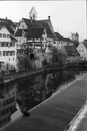 Riedlingen: Stadtansicht mit Donauwehr