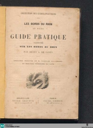Les bords du Rhin en poche : guide pratique illustré sur les bords du Rhin