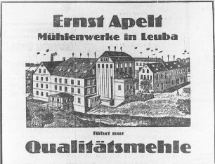 Ostritz-Leuba. Apeltmühle, aus: Neuer Görlitzer Anzeiger vom 3. Juli 1935