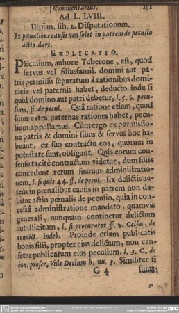 Ad. L.LVIII. Ulpian. lib. 2. Disputationum