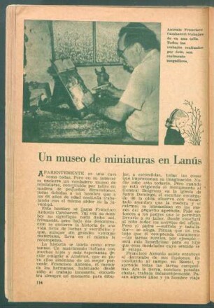 Un museo de miniaturas en Lanús