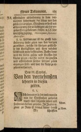 185-197, Das III. Capitel