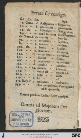 Errata sic corrige.