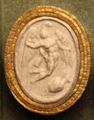 Die Entführung des Ganymed durch Jupiter (Daktyliothek, Erstes Mythologisches Tausend)