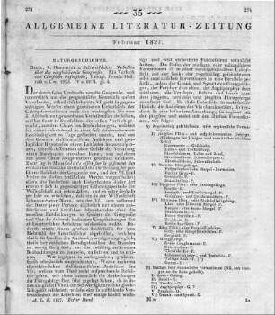 Keferstein, C.: Tabellen über die vergleichende Geognosie. Halle: Hemmerde & Schwetschke 1825