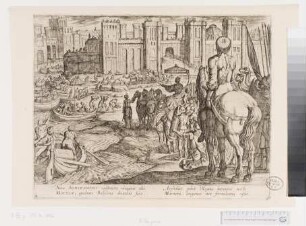 Septem orbis admiranda - Platte 4: Die Mauern von Babylon