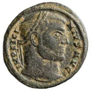 Münze, Follis, 319 - 320 n. Chr.