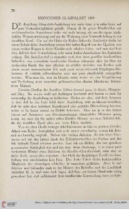 Münchner Glaspalast 1918