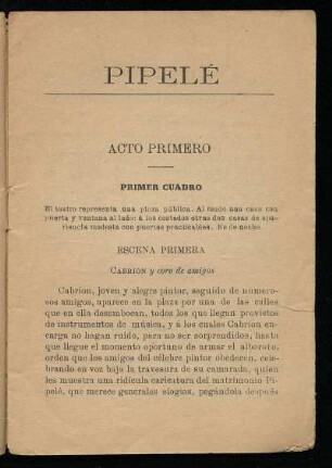 Primer cuadro