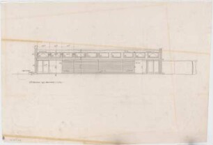 Grund, Peter; Bad Vilbel; Ernst Reuter Schule - Rückansicht des Pavillons