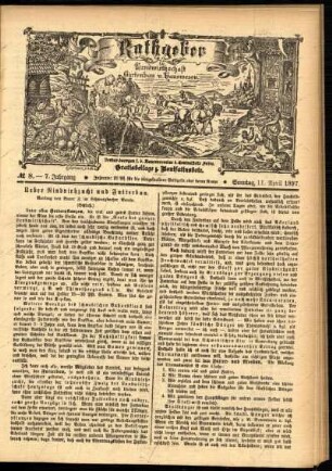 Ausgabe vom Sonntag, den 11. April 1897.
