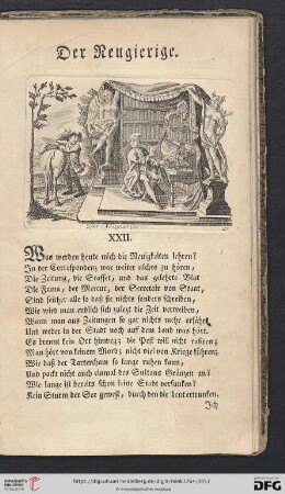 XXII. Der Neugierige