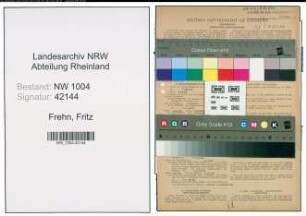 Entnazifizierung Fritz Frehn , geb. 17.08.1914 (Ingenieur)