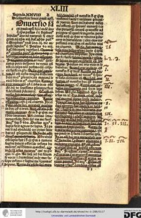 Legenda xxviii. De conversione sancti Pauli apostoli.